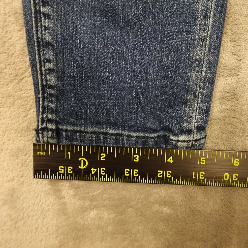 Vervet Jeans Los Angeles Distressed Skinny Jeans Women’s Size 29 Dark Wash‎ Blue